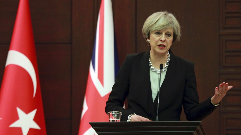 Theresa May does 'not agree' with US ban on refugees