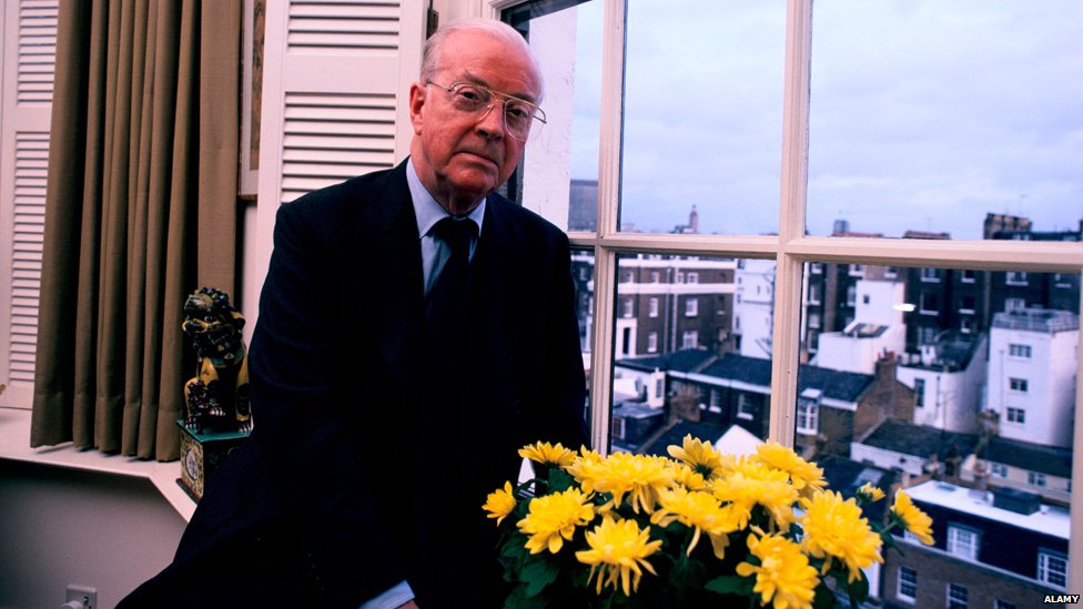 Eric Ambler, pictured in 1985
