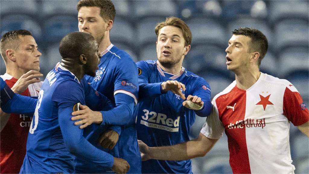 Slavia v Rangers: Moments of the game » SK Slavia Praha