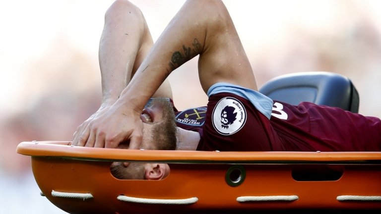 West Ham's Yarmolenko suffers Achilles tear