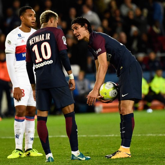 Cavani y Neymar