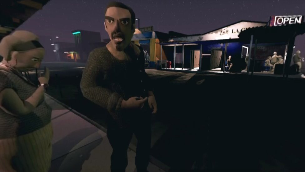 Escena del video en 360 grados