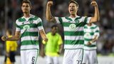 Celtic players celebrating