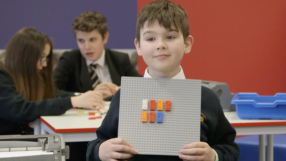 The Lego bricks designed for children with sight loss