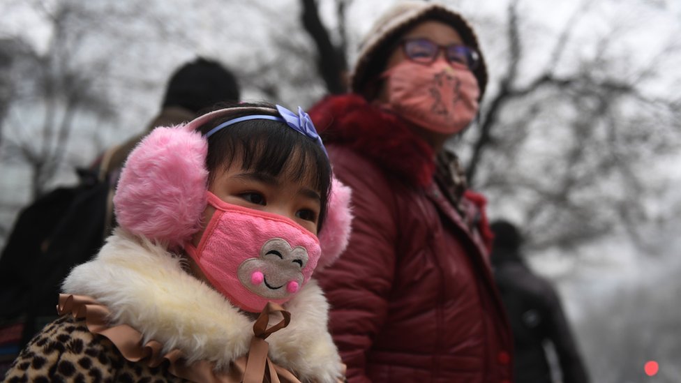 Shijiazhuang, Hebei, kabut