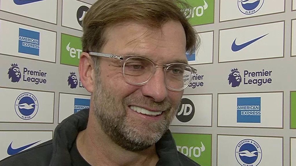 Brighton 0-1 Liverpool: Jurgen Klopp says Reds were 'absolutely' deserved winners