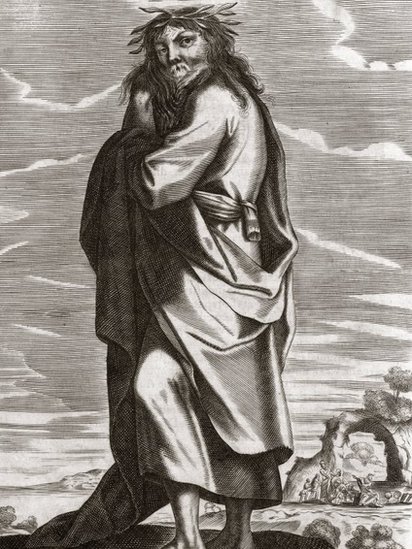 Retrato de Tales de Mileto.
