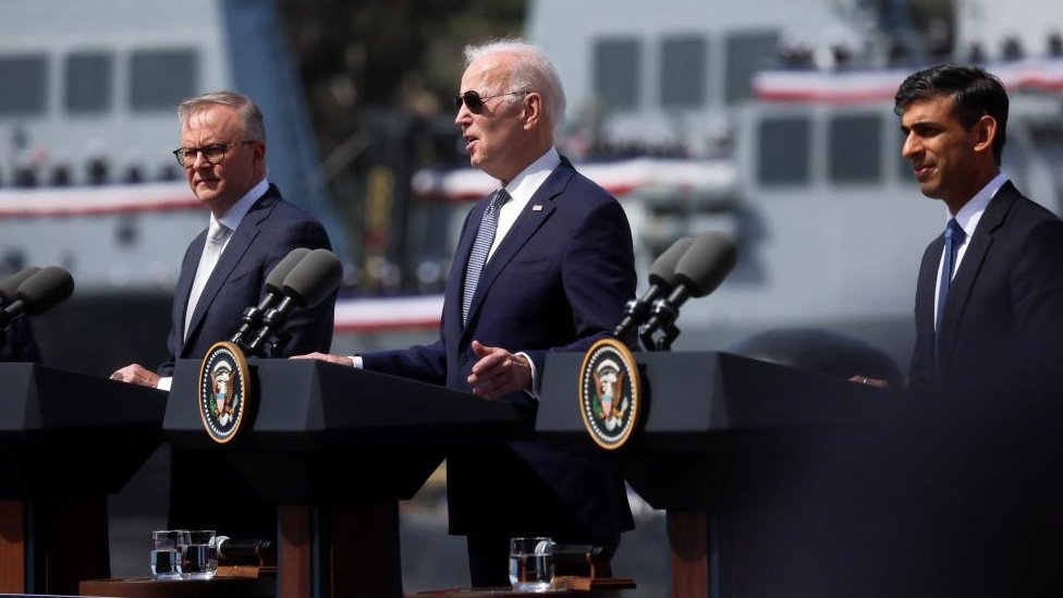 UK, US and Australia reveal details of nuclear submarine deal