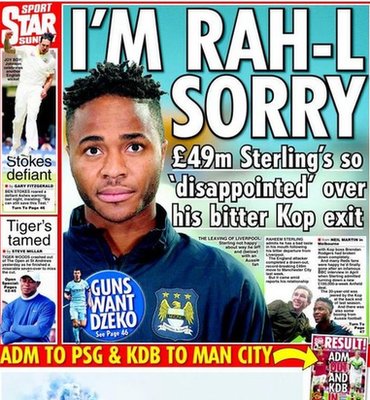 Star on Sunday backpage