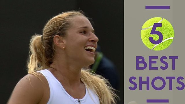'Phenomenal' action as Cibulkova wins