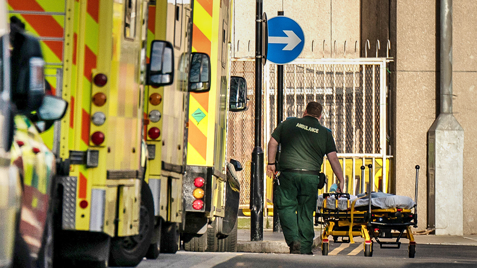 Record number of ambulances queue at A&E