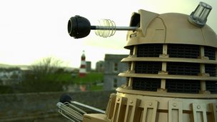 A homemade Dalek created by Rev Karl Freeman