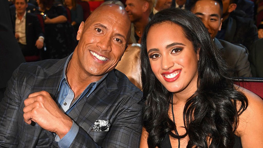 Dwayne Johnson: WWE star's daughter takes up wrestling - CBBC Newsround
