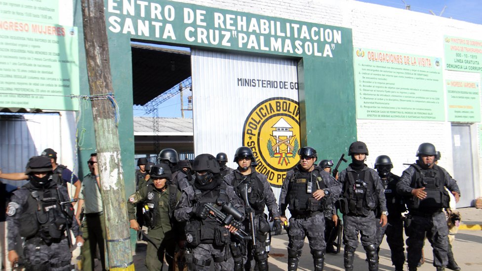 Carcel de Palmasola en Bolivia