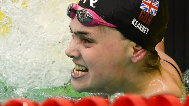 World Para-swimming European Championships: GB's Tully Kearney wins gold in Dublin