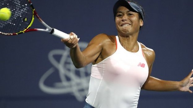 Silicon Valley Classic: Heather Watson loses to Venus Williams in last 16