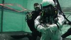 Training for space underwater 