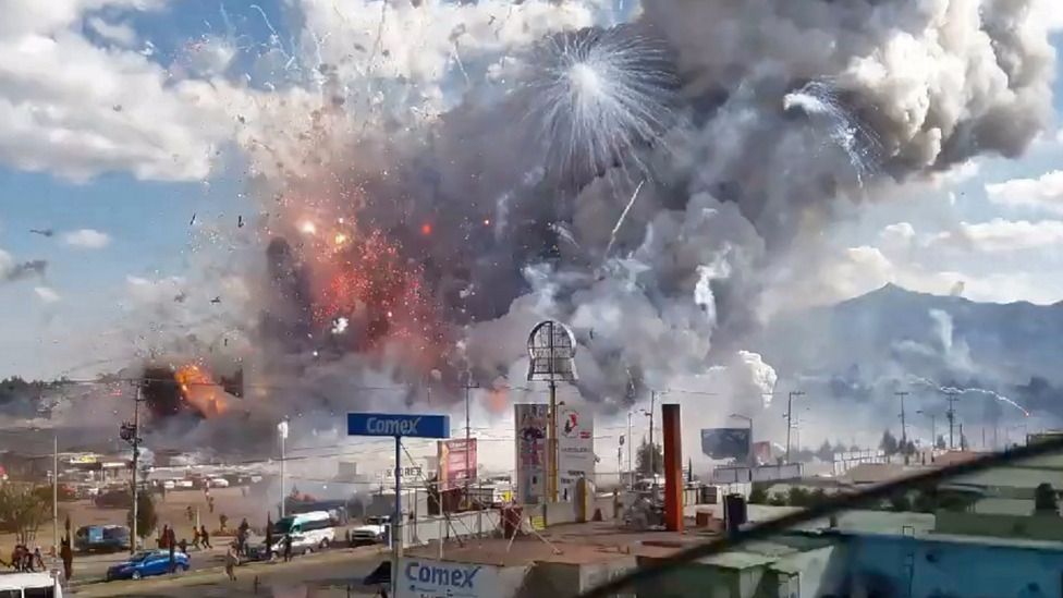 En diciembre una explosión por pirotecnia causó la muerte a 42 personas.