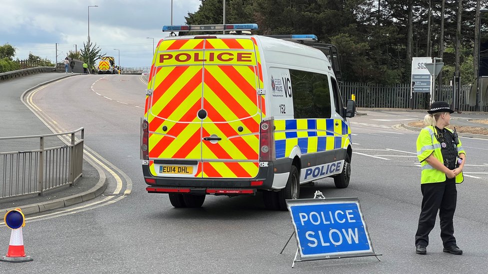 Protesters arrested as oil tanker and road blocked