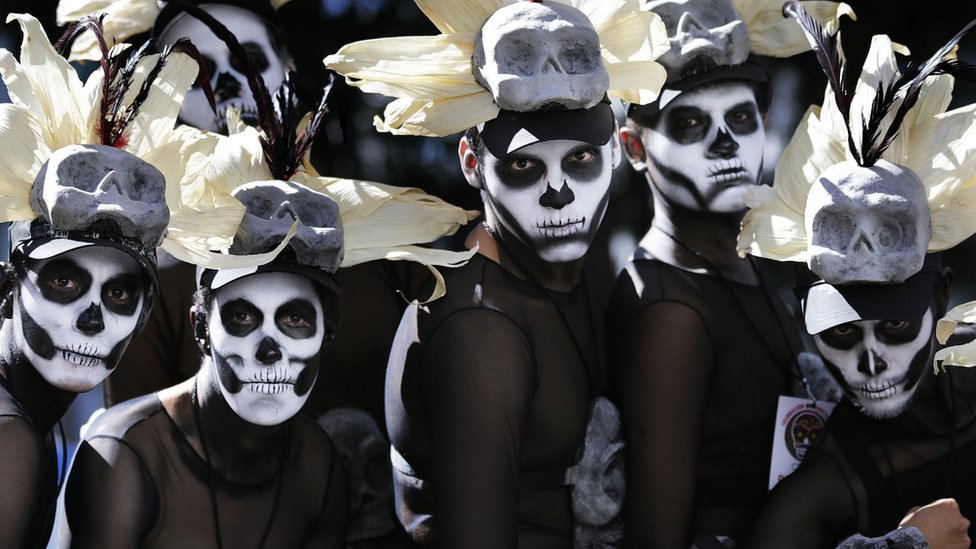 Unisex mexicano Día de los Muertos Azúcar Calavera Halloween Disfraz Máscara