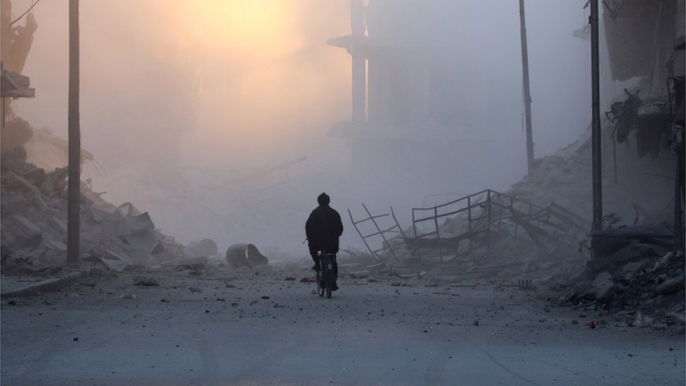 تعرضت البنية التحيتة للدمار بسبب احتدام المعارك في سوريا