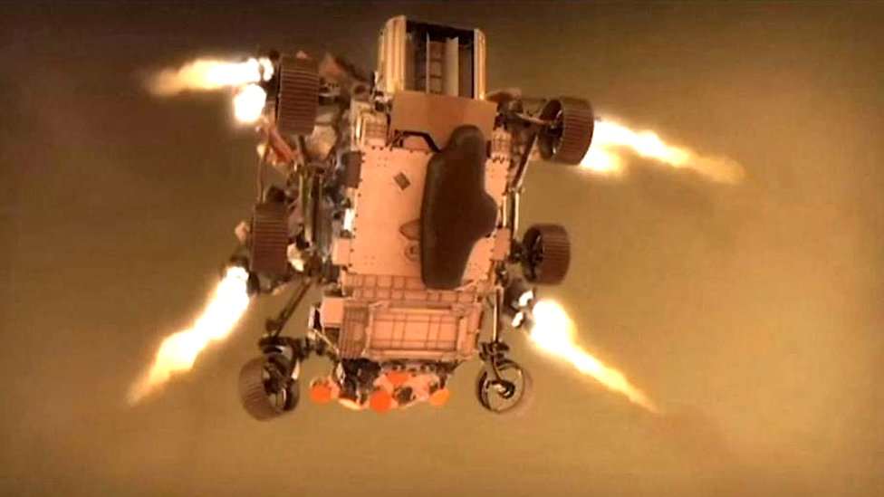 NASA Perseverance Mars rover on target for perfect landing CBBC