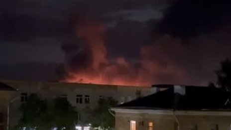 ロシア北西部の空港にドローン攻撃、軍用輸送機が損傷＝報道 - BBCニュース