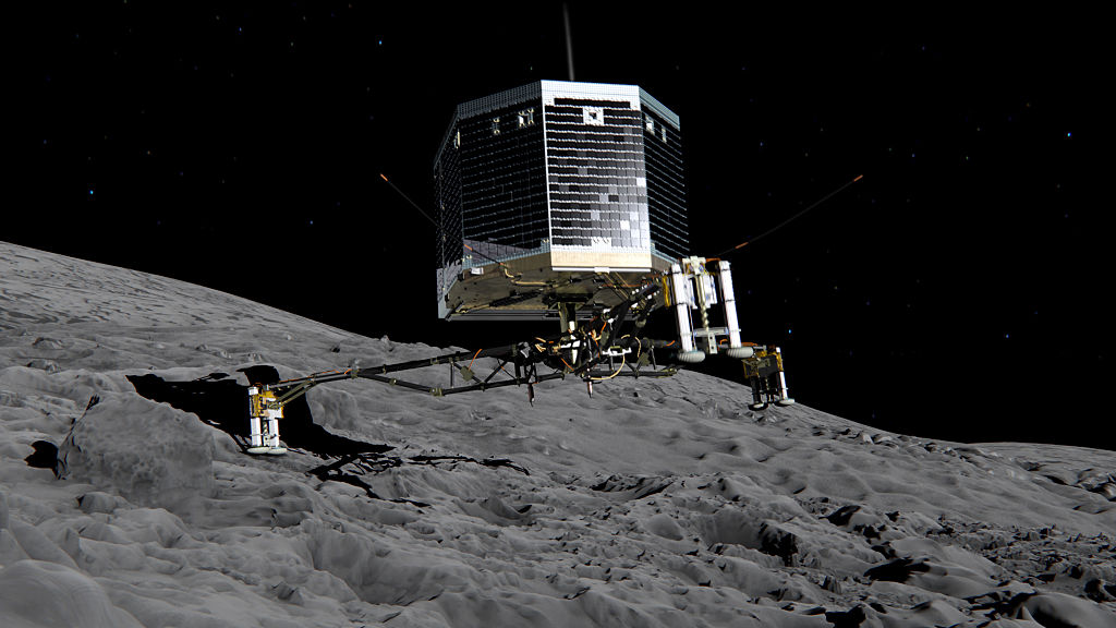 Ice on comet is 4.5bil­lionyearsold and 'fluffi­er than cap­puc­ci