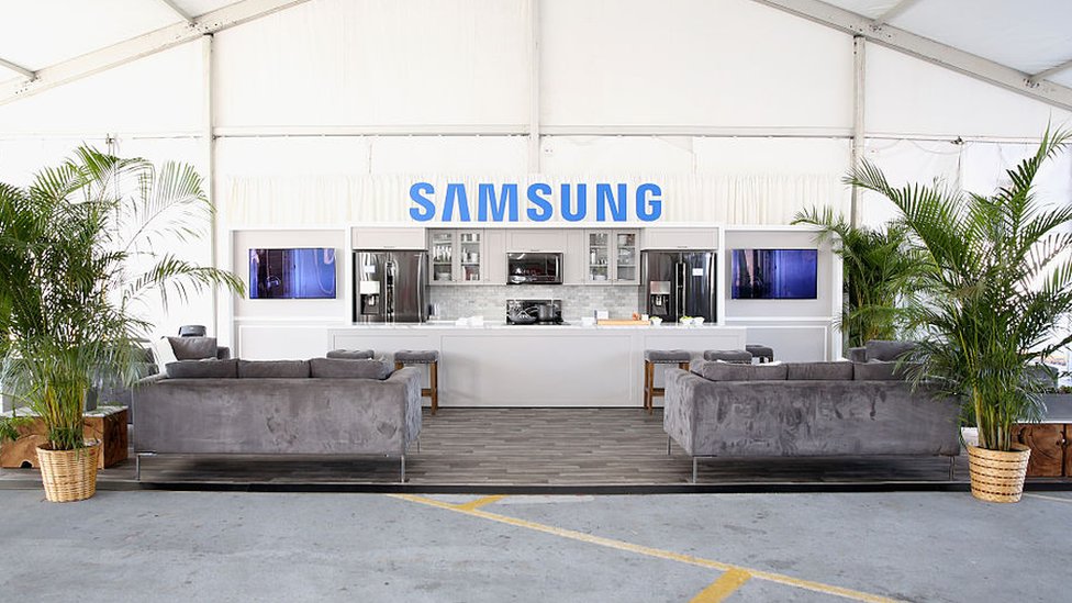 Casa Samsung en una exposición de Nueva York