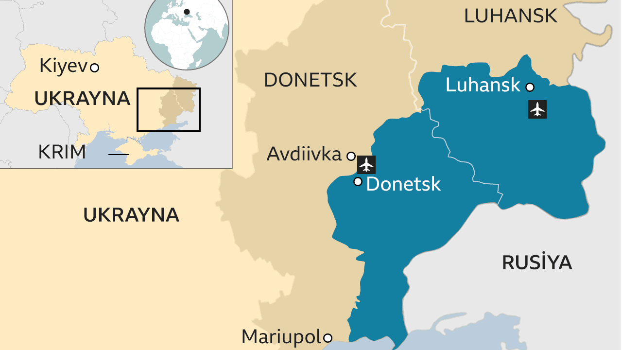 Donetsk və Luhansk harada yerləşir və statusları nədir? - BBC News Azərbaycanca