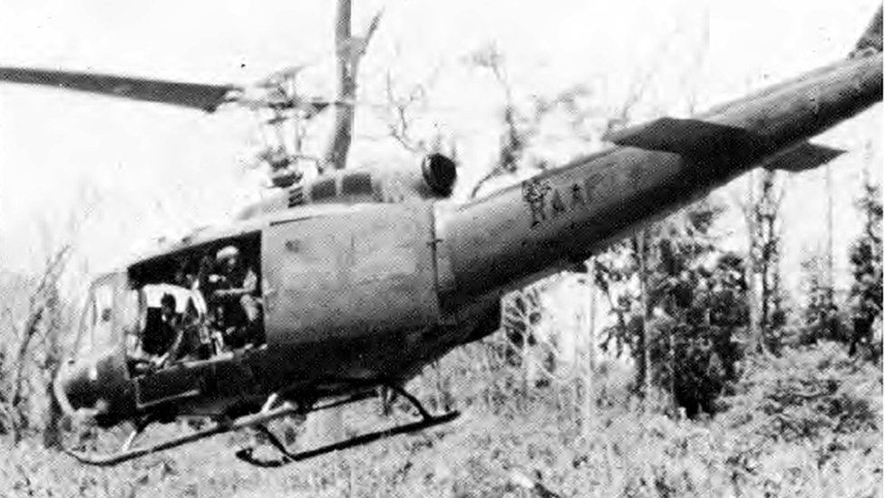 Helicóptero Huey de la Guerra de Vietnam (Foto: Fuerza Aérea de EE.UU.)