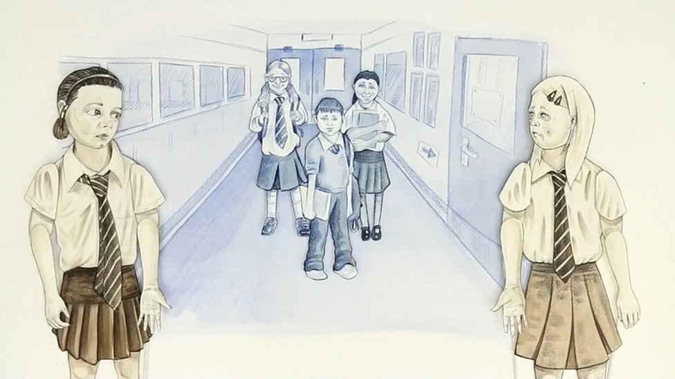 Abbie y Tasha (ilustración)