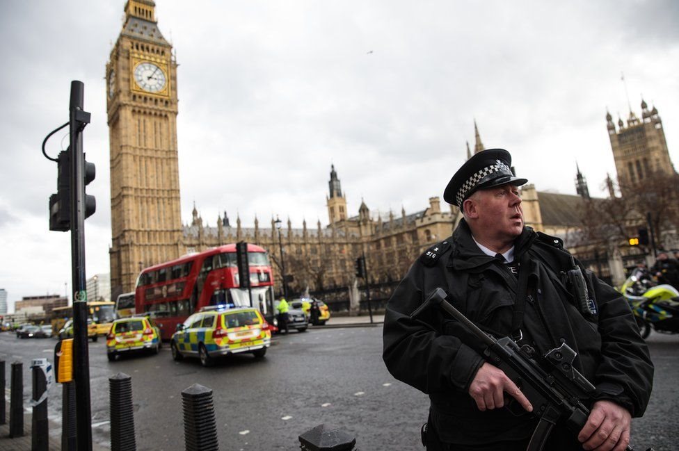 Policía en Londres
