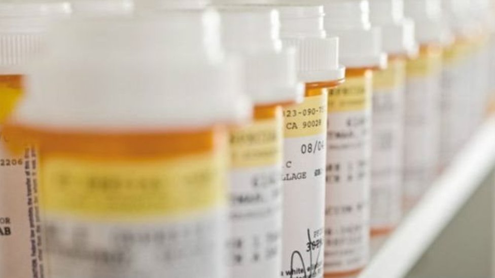 Frascos de medicamentos