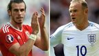 Gareth Bale and Wayne Rooney