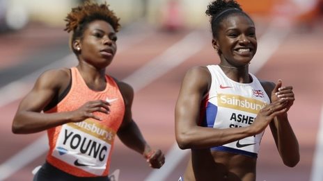 Asher-Smith goes under 11 seconds