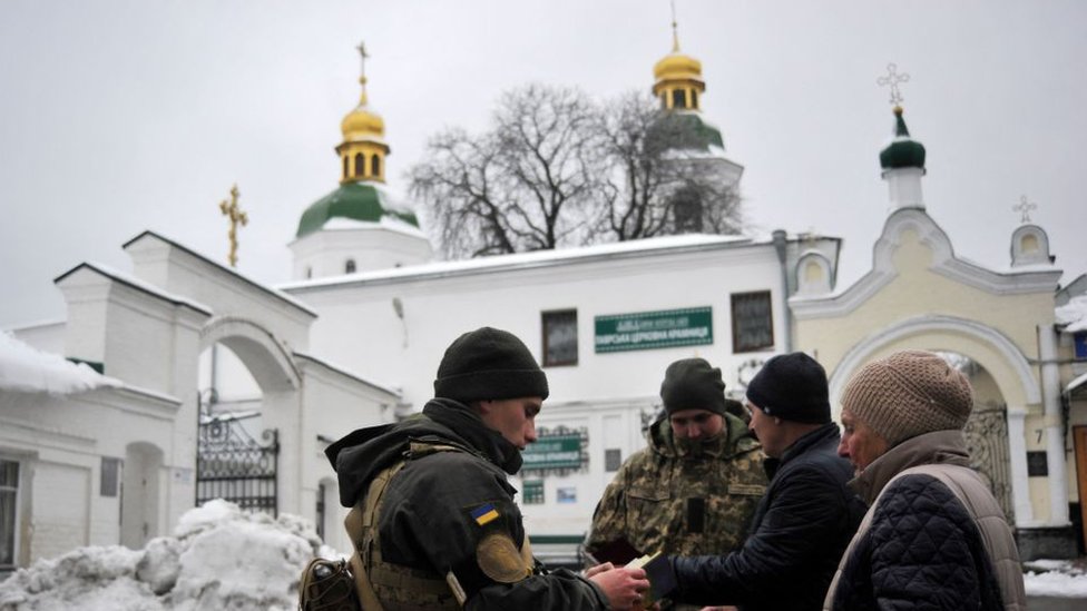 Monastery raided as Ukraine targets Russian agents