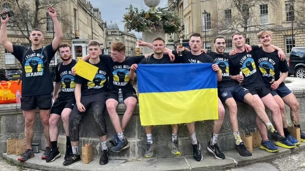 Group to cycle the shape of Ukraine in challenge