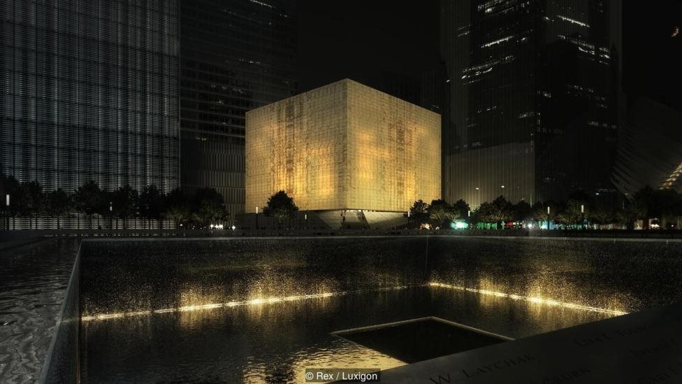 The Ronald O Perleman Performing Arts Center di New York, di lokasi bekas World Trade Center, akan ditutupi oleh marmer tembus pandang.