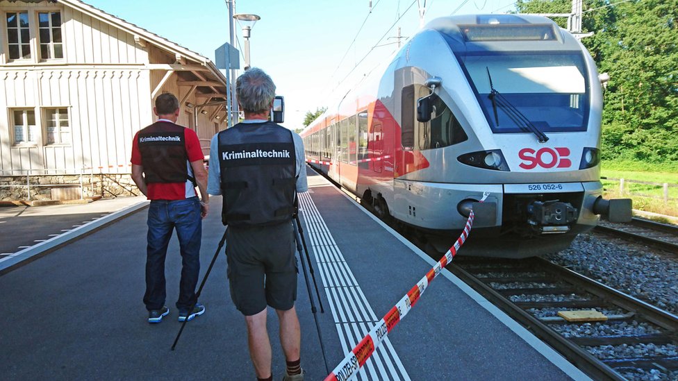 Swiss train attacker and one victim dead