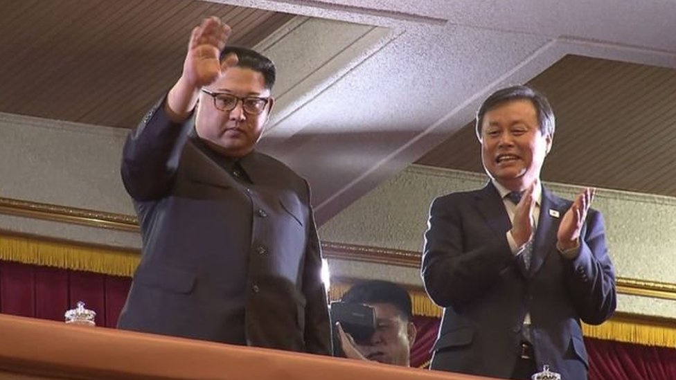 Pemimpin Korut, Kim Jong-un, nonton pentas K-pop di Pyongyang