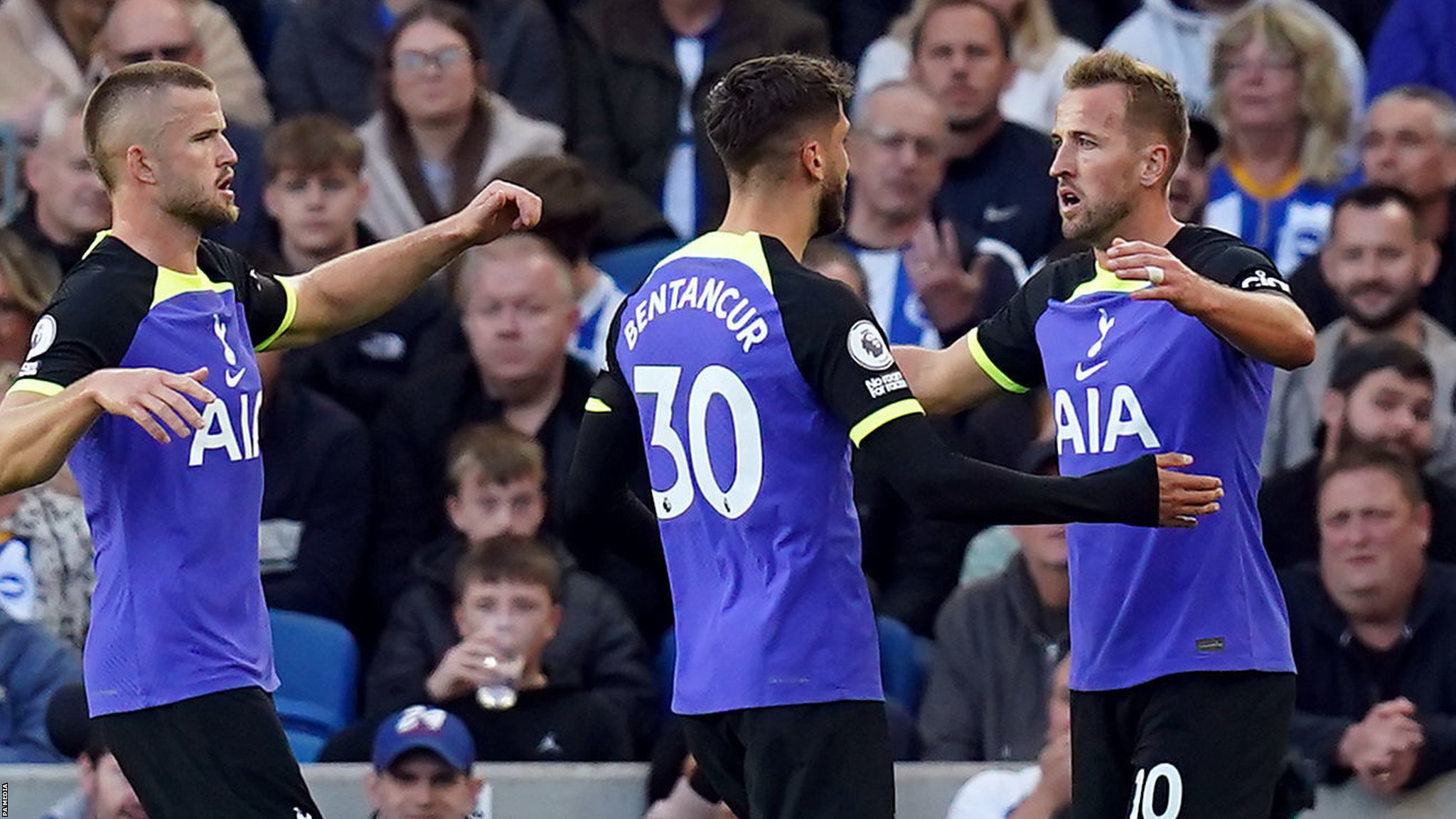 Brighton & Hove Albion 0-1 Tottenham Hotspur: Harry Kane maintains