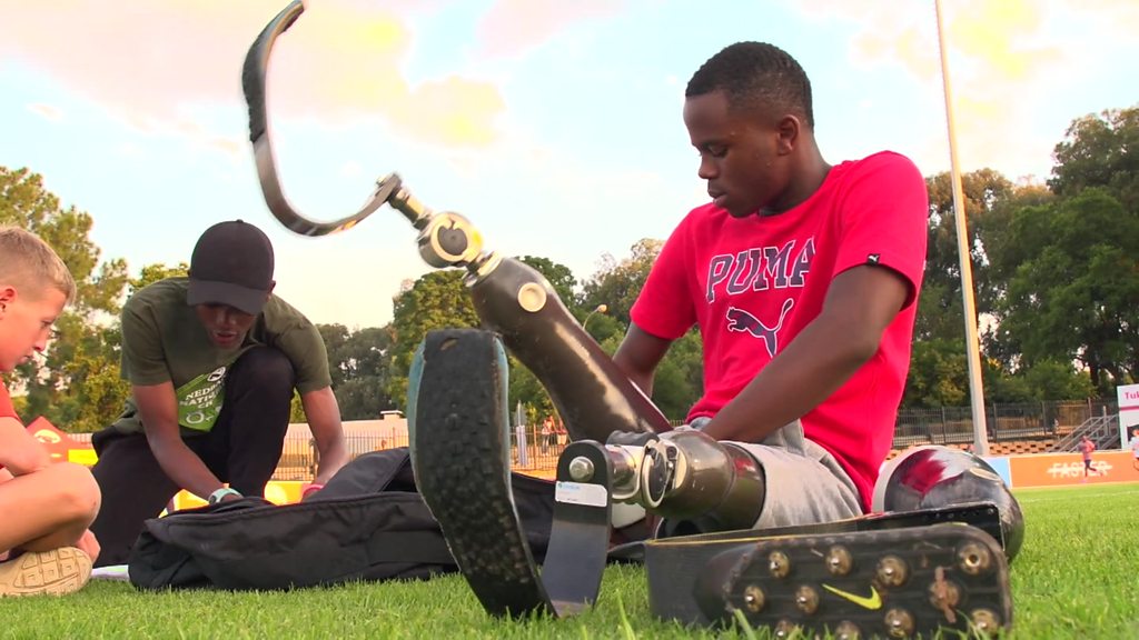 Paralympian Ntando Mahlangu: 'If people call me the new blade runner it doesn't bother me'
