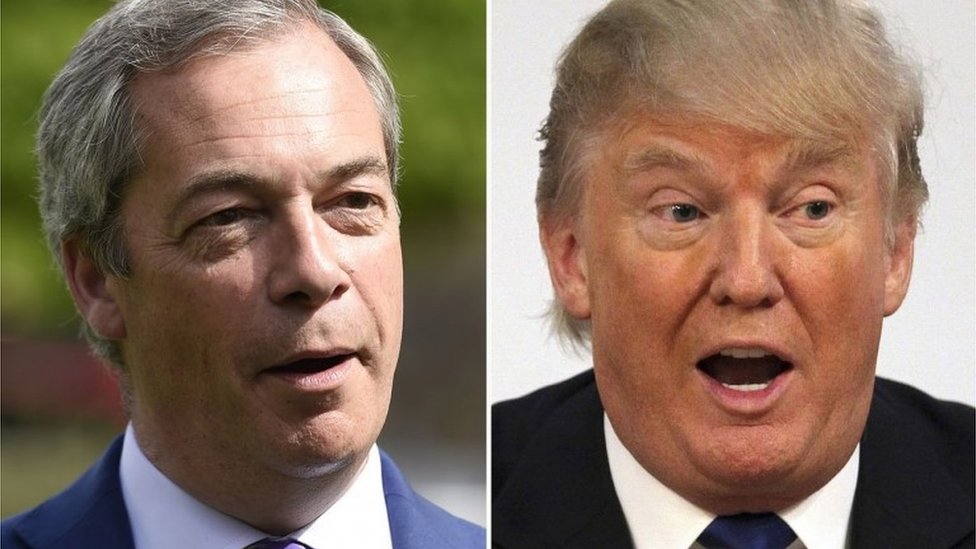 Donald Trump: Nigel Farage would be great UK ambassador