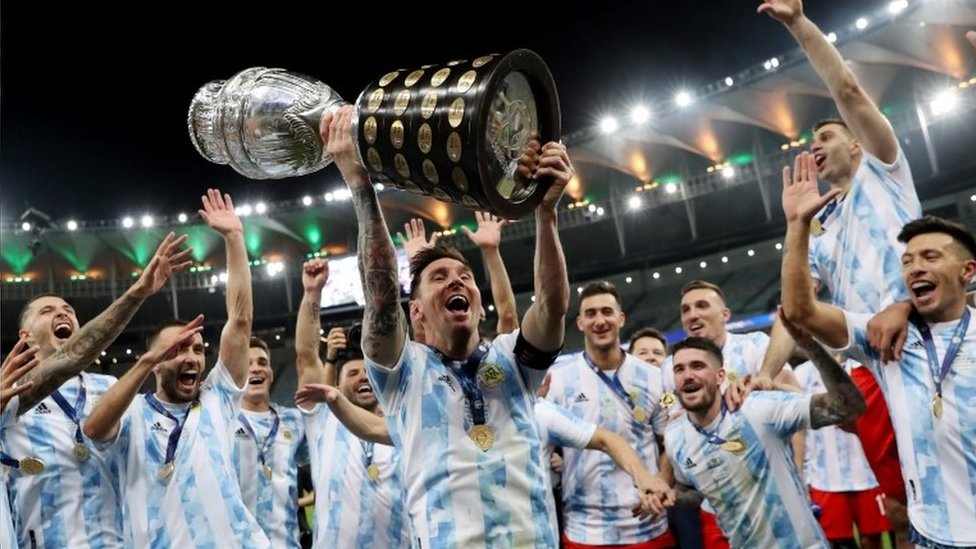 En cuanto a Argentina, ganó en la Copa América 2021