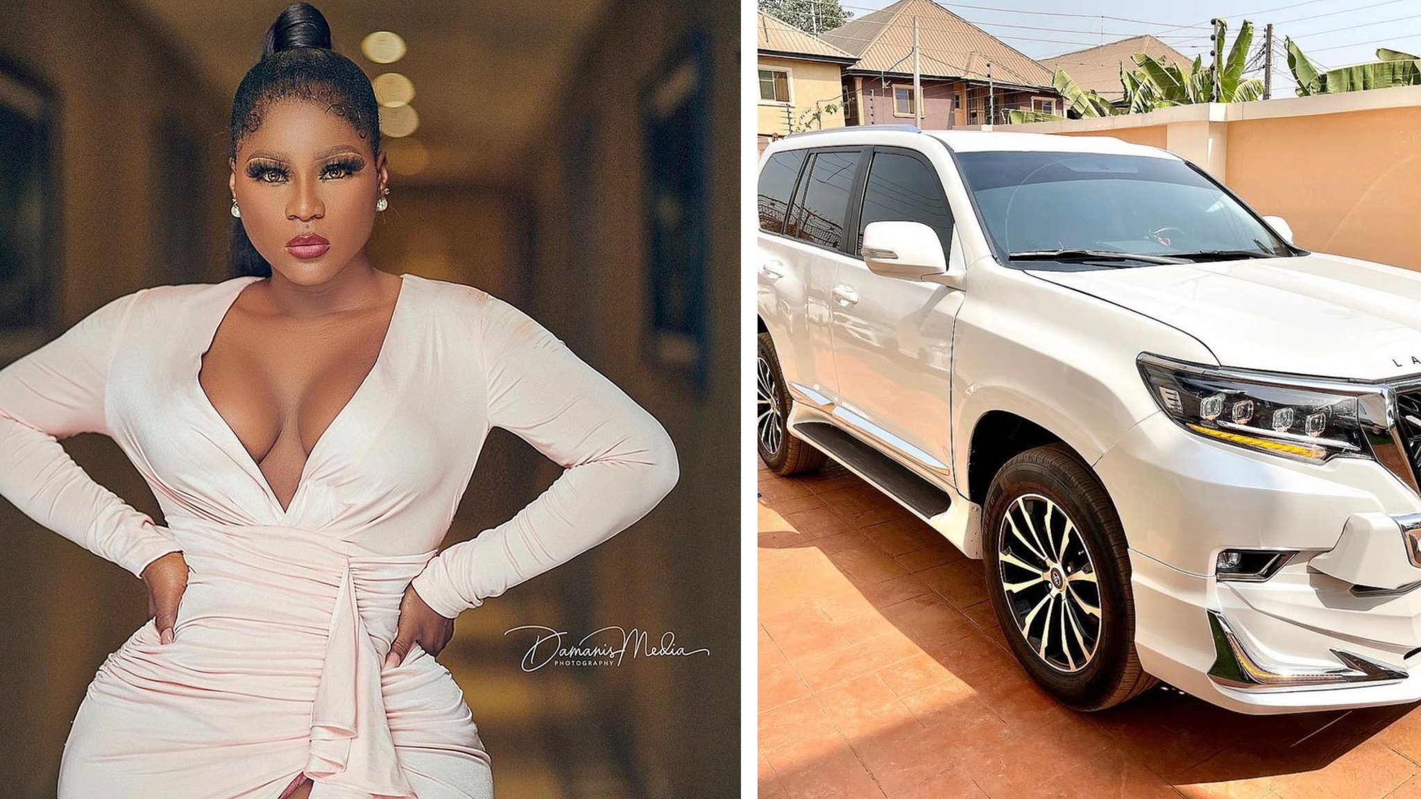 Nollywood actress Destiny Etiko: Film star reply comments for social media  about how she buy her car - BBC News Pidgin