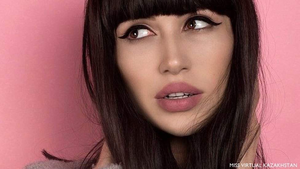 Ilay Dyagilev como Arina Aliyeva. Foto: Miss Virtual Kazakhstan