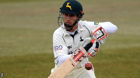 James Taylor ton punishes Sussex