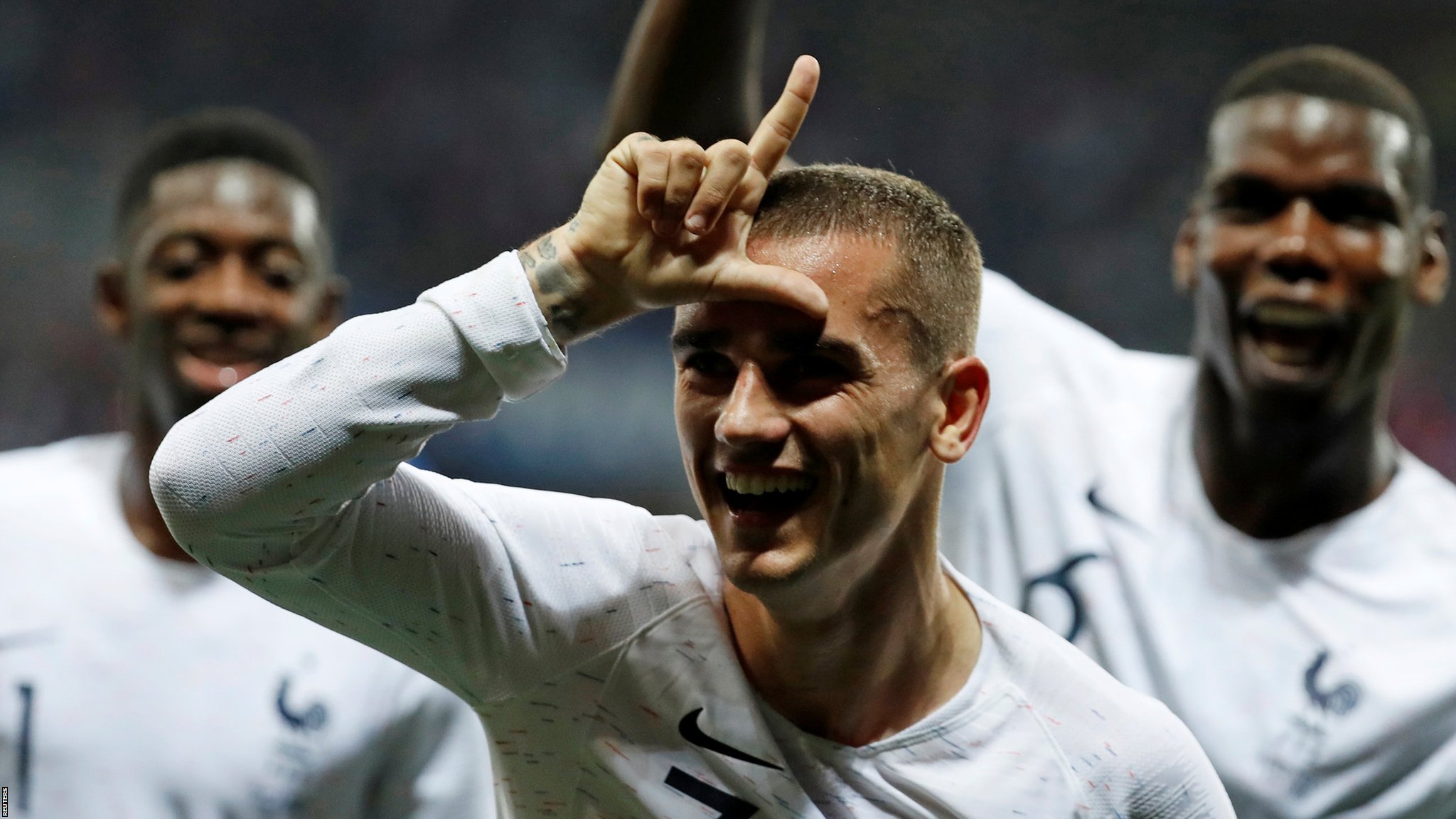 Griezmann among scorers as France cruise past Italy