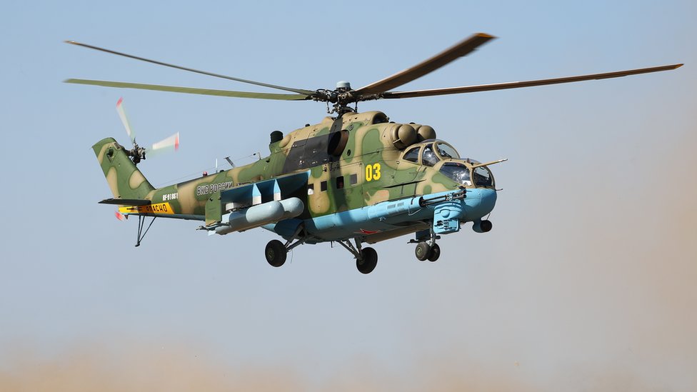 Сборная модель Советский ударный вертолет МиВ/ВП